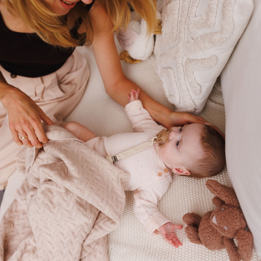 Paturica Babyono Merinos Bej | Confort Premium - imagine 6
