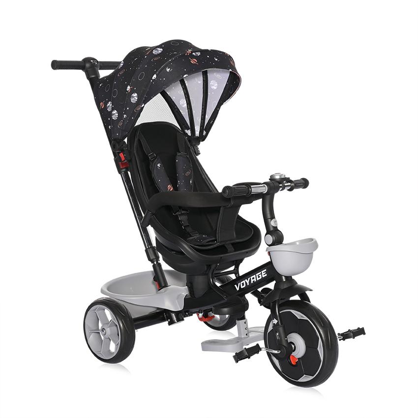 Tricicleta Lorelli Voyage Black Cosmos, Sezut Reversibil - imagine 5