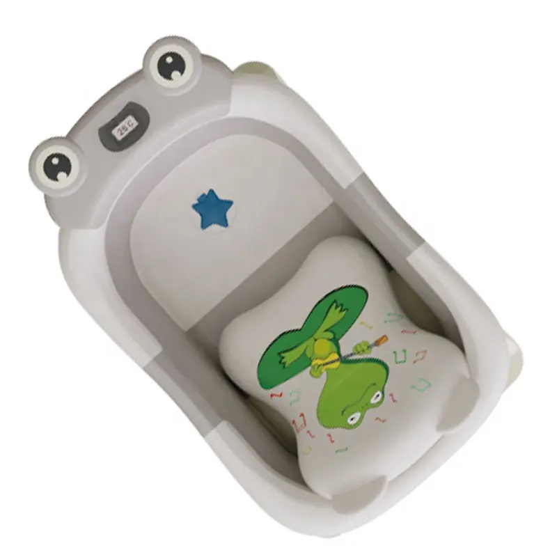 Cadita Ultrapliabila Little Mom Broasca Verde - imagine 4