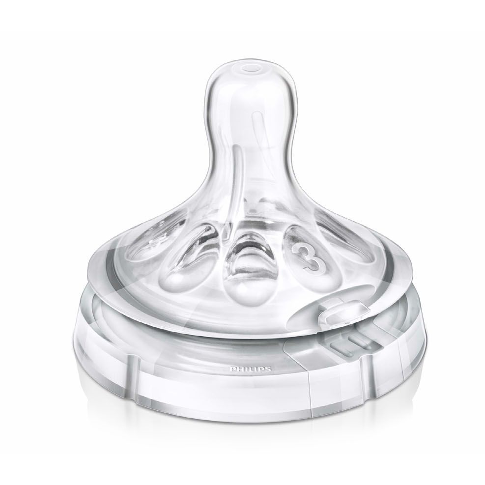 Tetine Philips Avent Flux Mediu, 3 Luni+