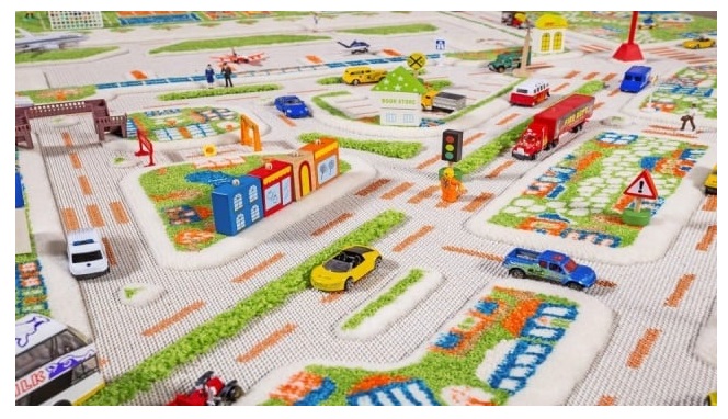 Covor 3D Orasul la Mare Ivi carpets - Joaca Educativa - imagine 4