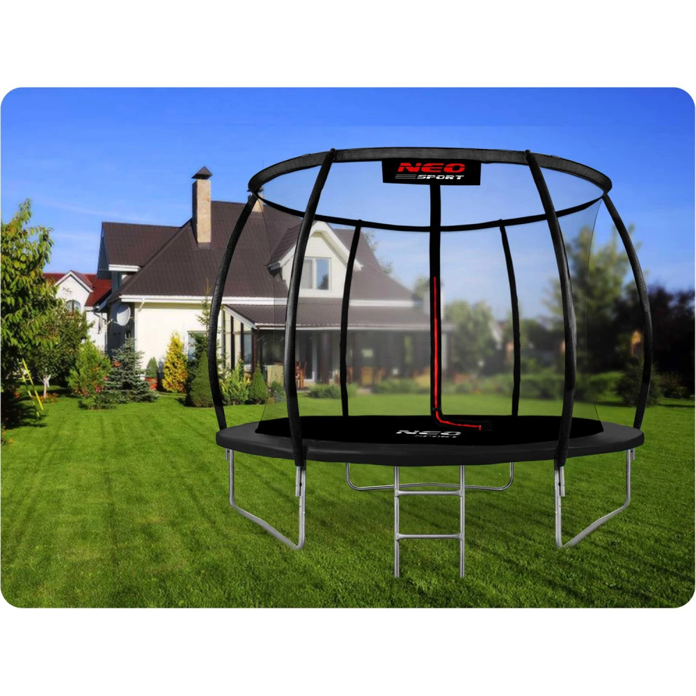 Trambulina Neo-Sport 312 cm, cu Plasa Interioară - imagine 6