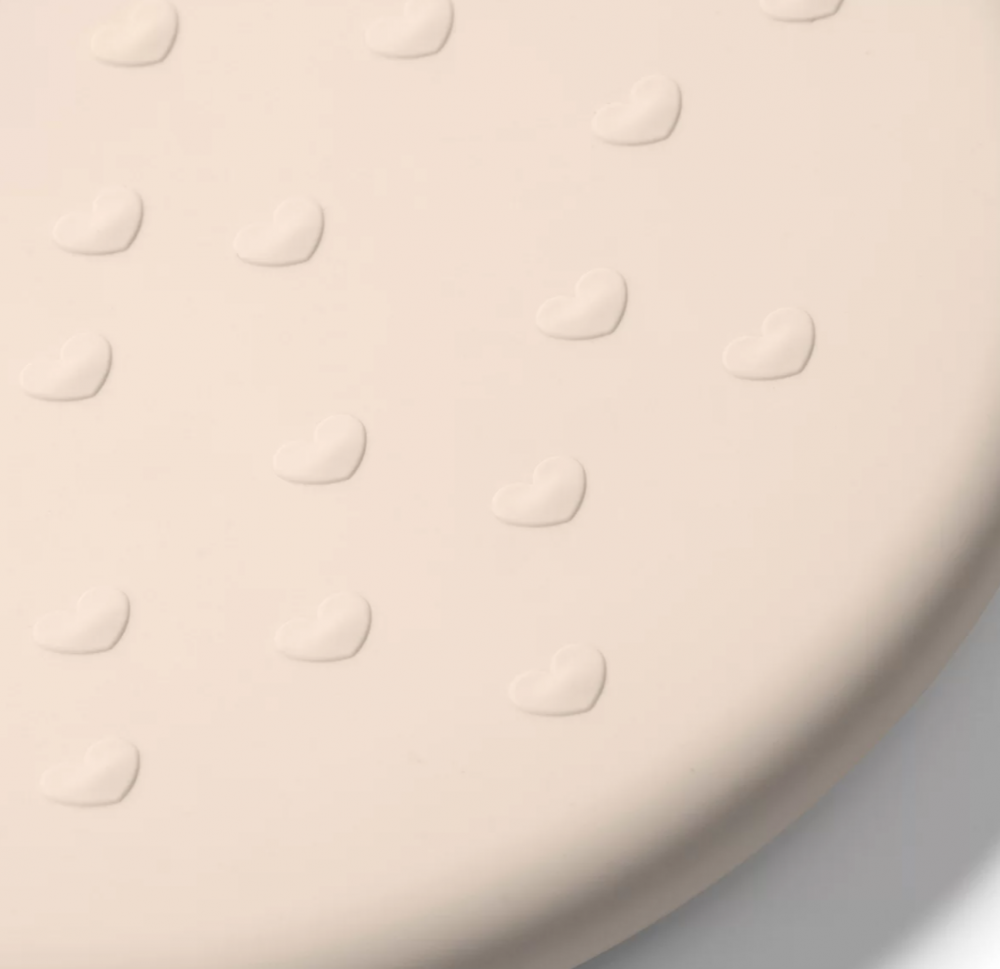 Baveta Babyono Silicon Ajustabilă Bej cu Buzunar - imagine 4