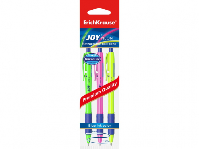 Pix Joy Neon ErichKrause, Set 3 buc