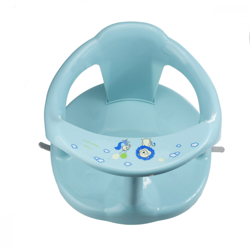 Scaun baie Little Mom Light Blue, ergonomic, 6 luni+ - imagine 4