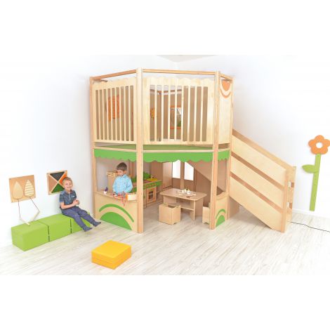 Casuta etajata Moje Bambino - Complex Joaca Interior - imagine 3