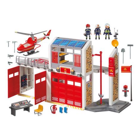 Stație de Pompieri Playmobil 9462 - Acțiune și Salvare - imagine 3