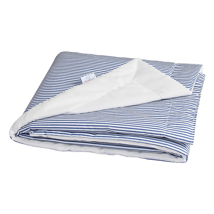Paturică Baby Matex Soul Blue, 2 fețe