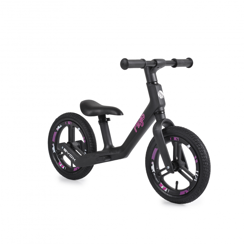Bicicleta Byox Mojo BlackPink, fara pedale, 12 inch - imagine 4