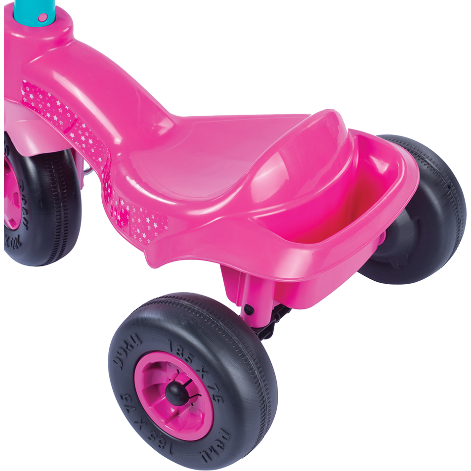Tricicleta Dolu Unicorn, cu cosulet, roz - imagine 2