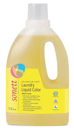 Detergent ecologic Sonett 1.5L pentru rufe colorate
