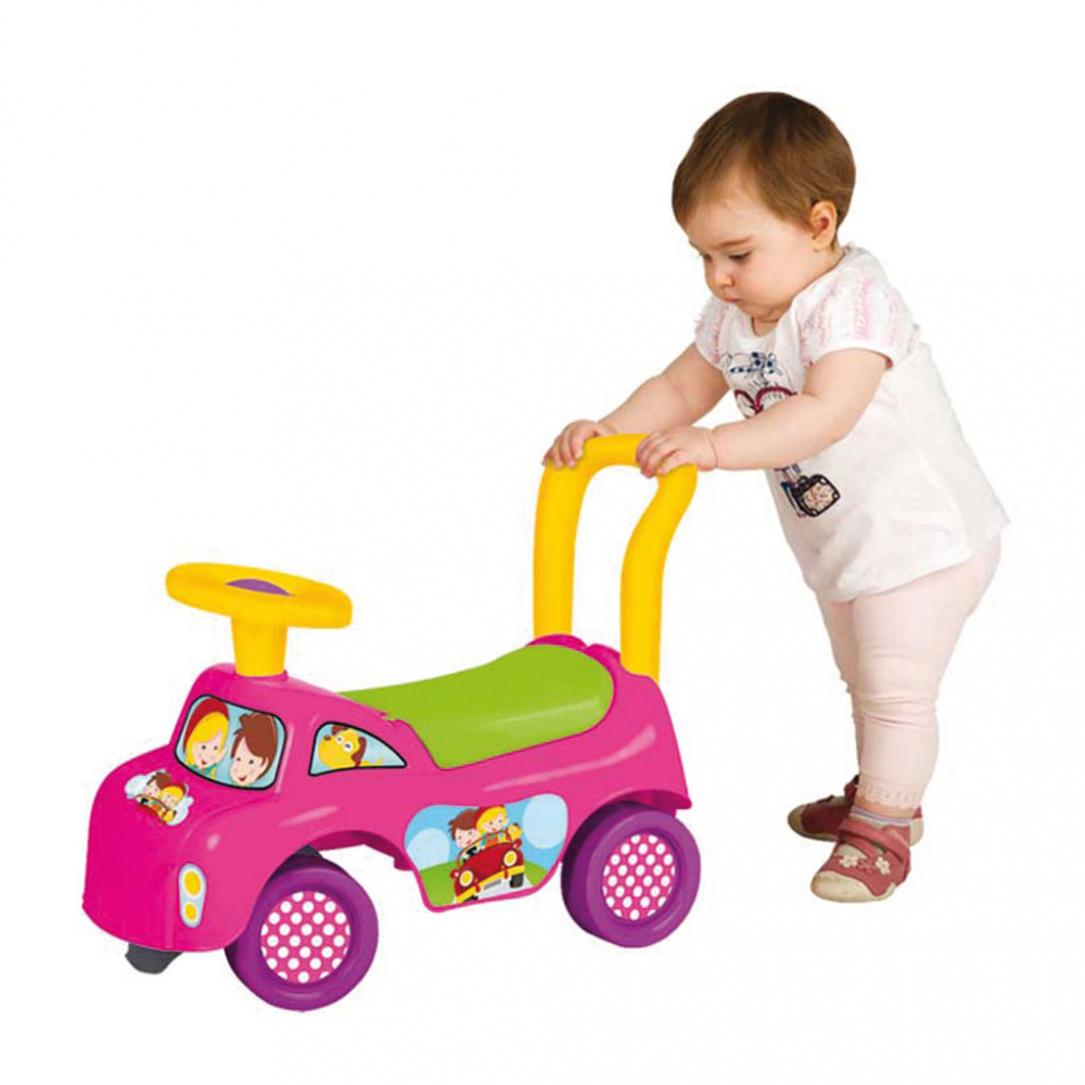 Mașinuță Dede Pink cu Spătar 1 An+ - imagine 2