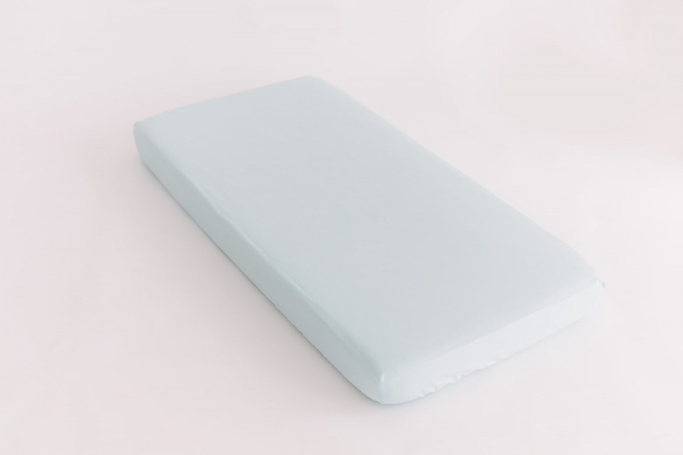 Cearceaf Bumbac Elastic Patut 120x60 Mint | Maradalia - imagine 2