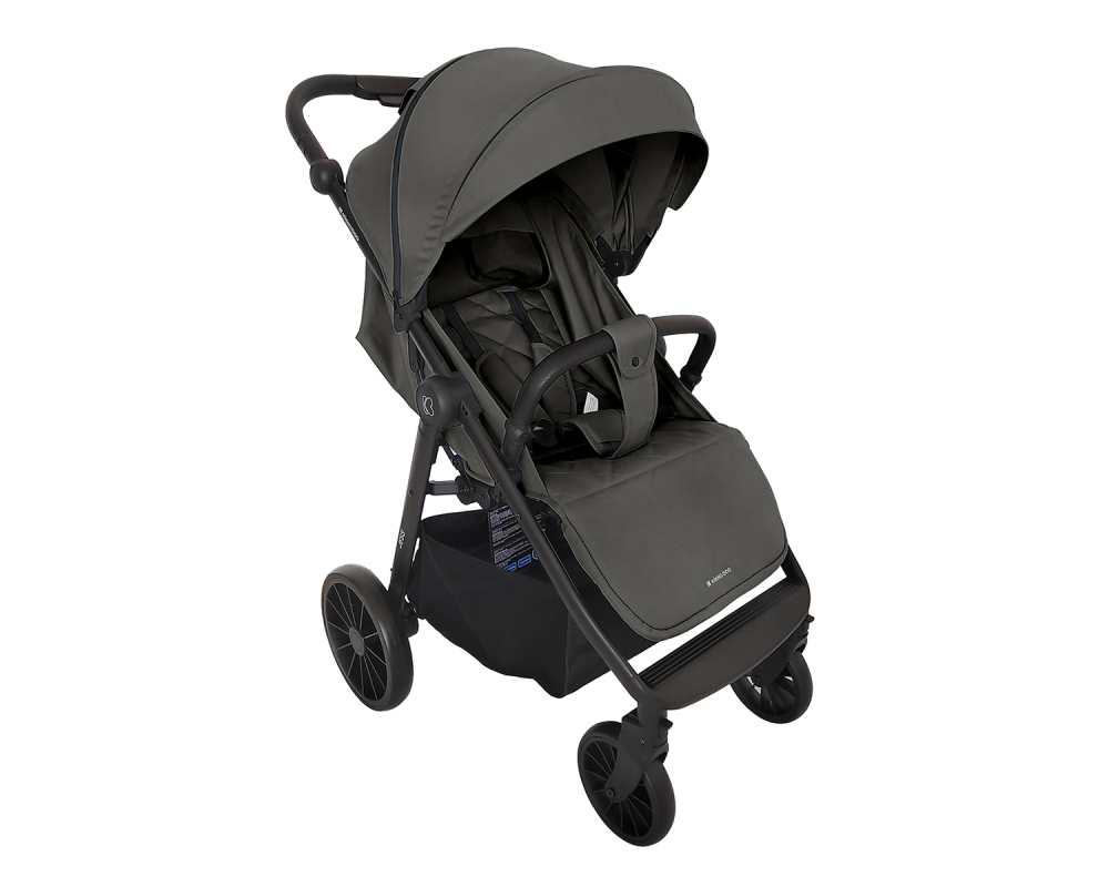 KikkaBoo Jess Dark Grey Autofold - Compact și Ușor