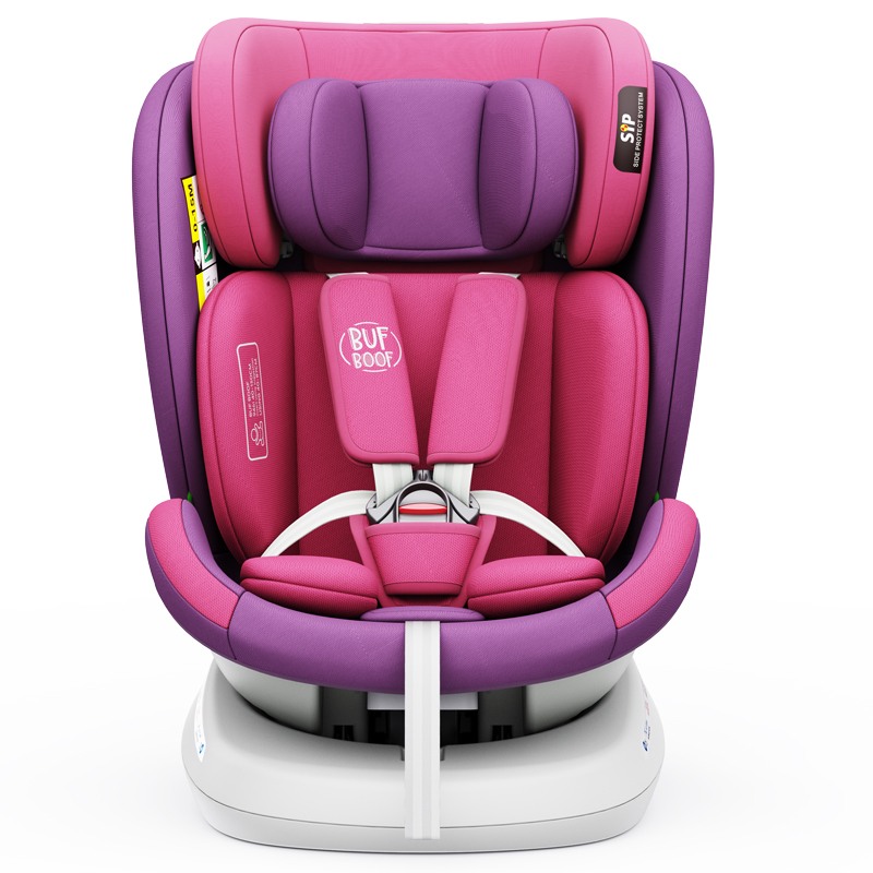 Scaun Auto Buf Boof Tweety 360° Isofix, Unicorn Pink - imagine 6