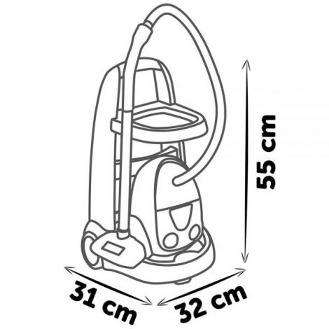 Smoby Set Curățenie cu Aspirator Electronic - imagine 4