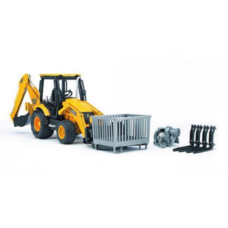 Bruder Buldoexcavator JCB - Jucărie 3 în 1 - imagine 12