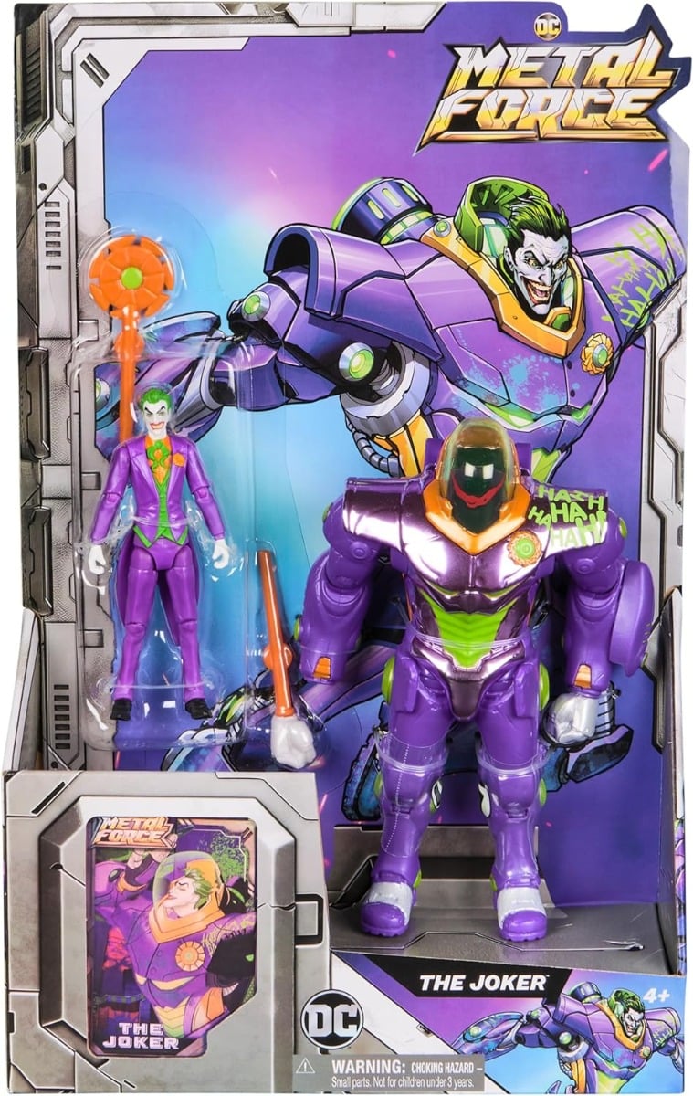Set Figurina The Joker Metal Force 15cm DC Universe