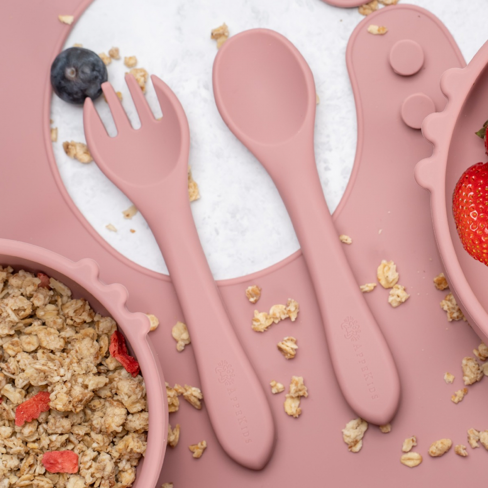 Set Diversificare AppeKids Kitty 5 piese, Old Rose - imagine 5