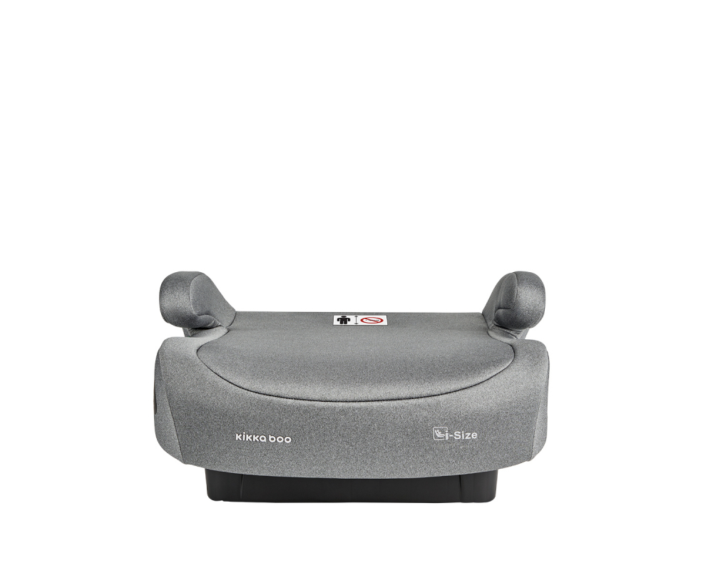 KikkaBoo i-Boost Inaltator Auto cu Isofix Gri - imagine 3