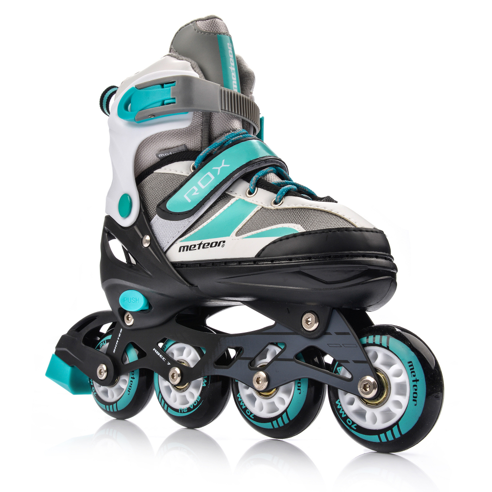 Meteor Role copii Rox Mint aluminiu ABEC-7 - imagine 2