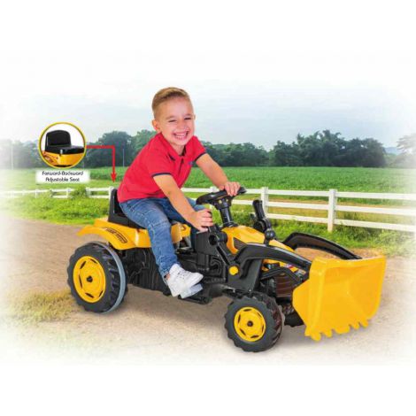 Tractor Pedale Pilsan Active cu Cupa Galben - imagine 9