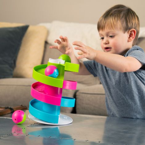 Turnulet cu bile Wobble Run Fat Brain Toys - imagine 4