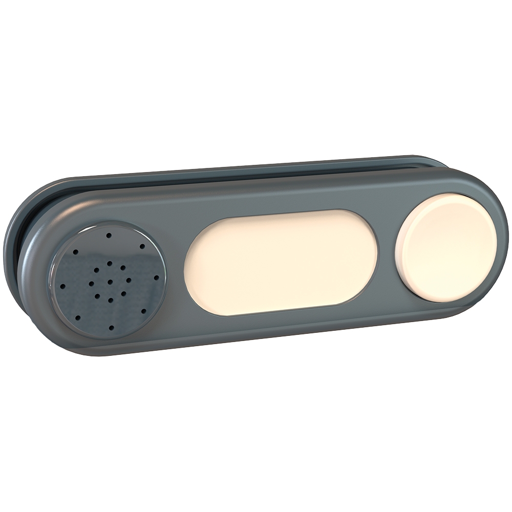 Sonerie Electronica Smoby Doorbell Gri pentru Casuta Copii - imagine 8