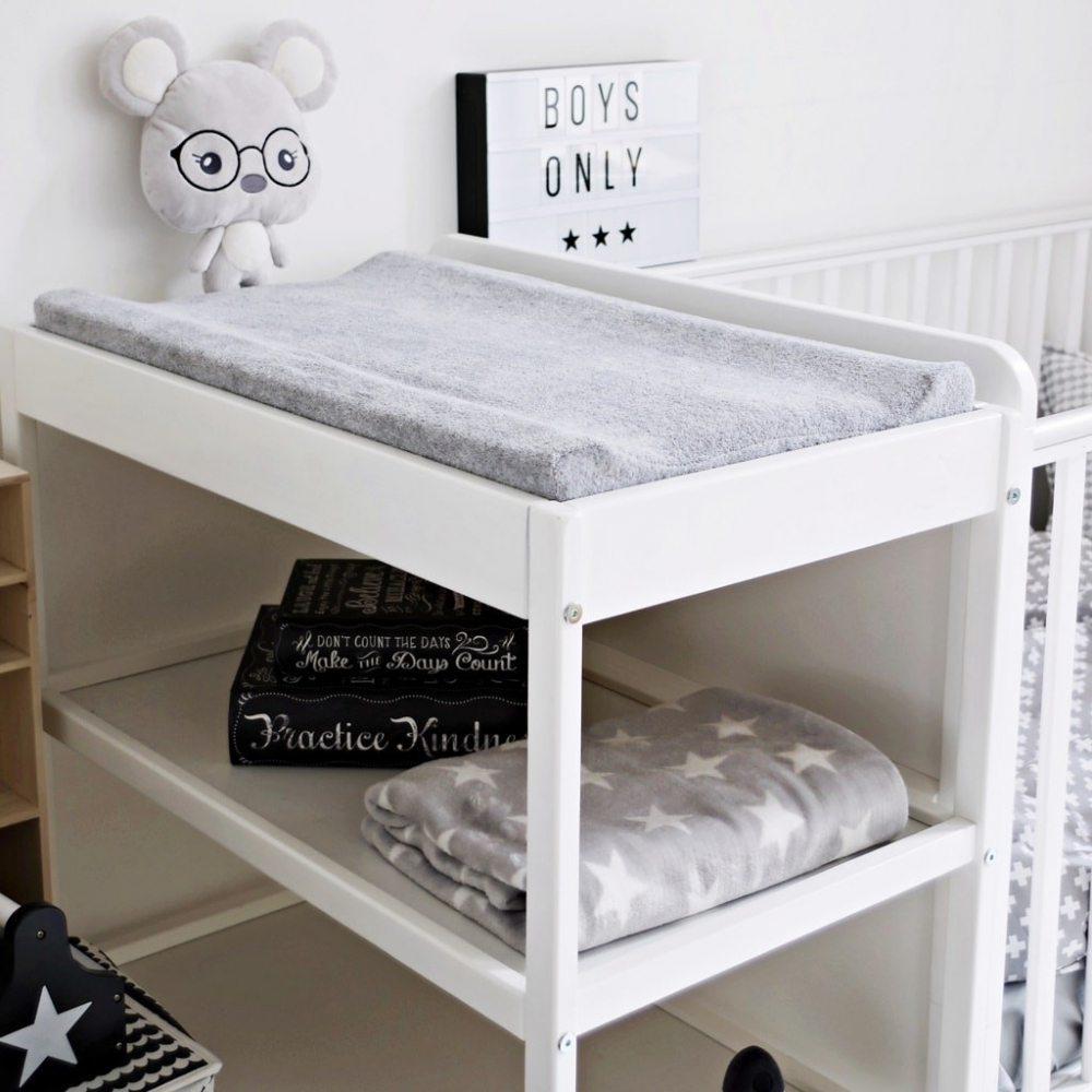 Saltea Schimbat Bebe Woodies 40x70 cm, Husă Bumbac - imagine 2