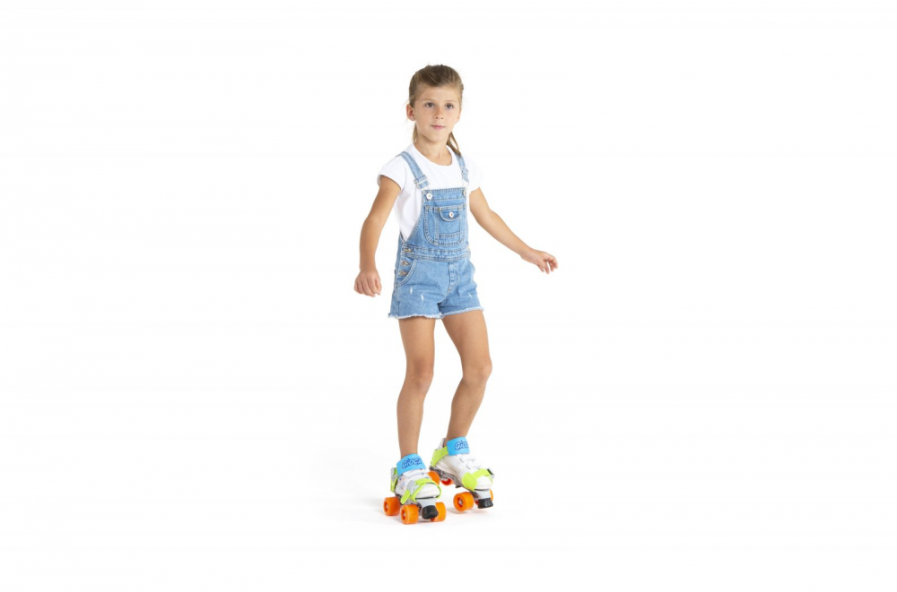 Patine Italtrike Mini Jet, reglabile 24-36, Verde - imagine 2