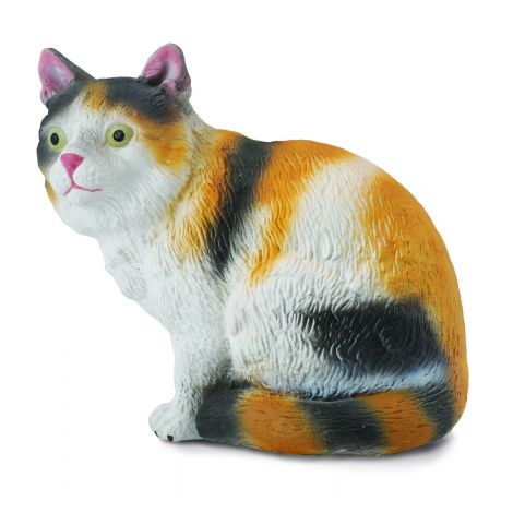 Figurina Pisica S Collecta Pictata Manual