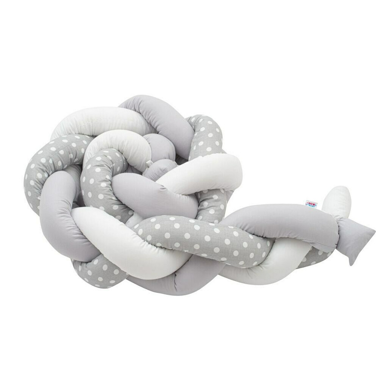 Bumper Impletit New Baby GreyWhite, 225 cm