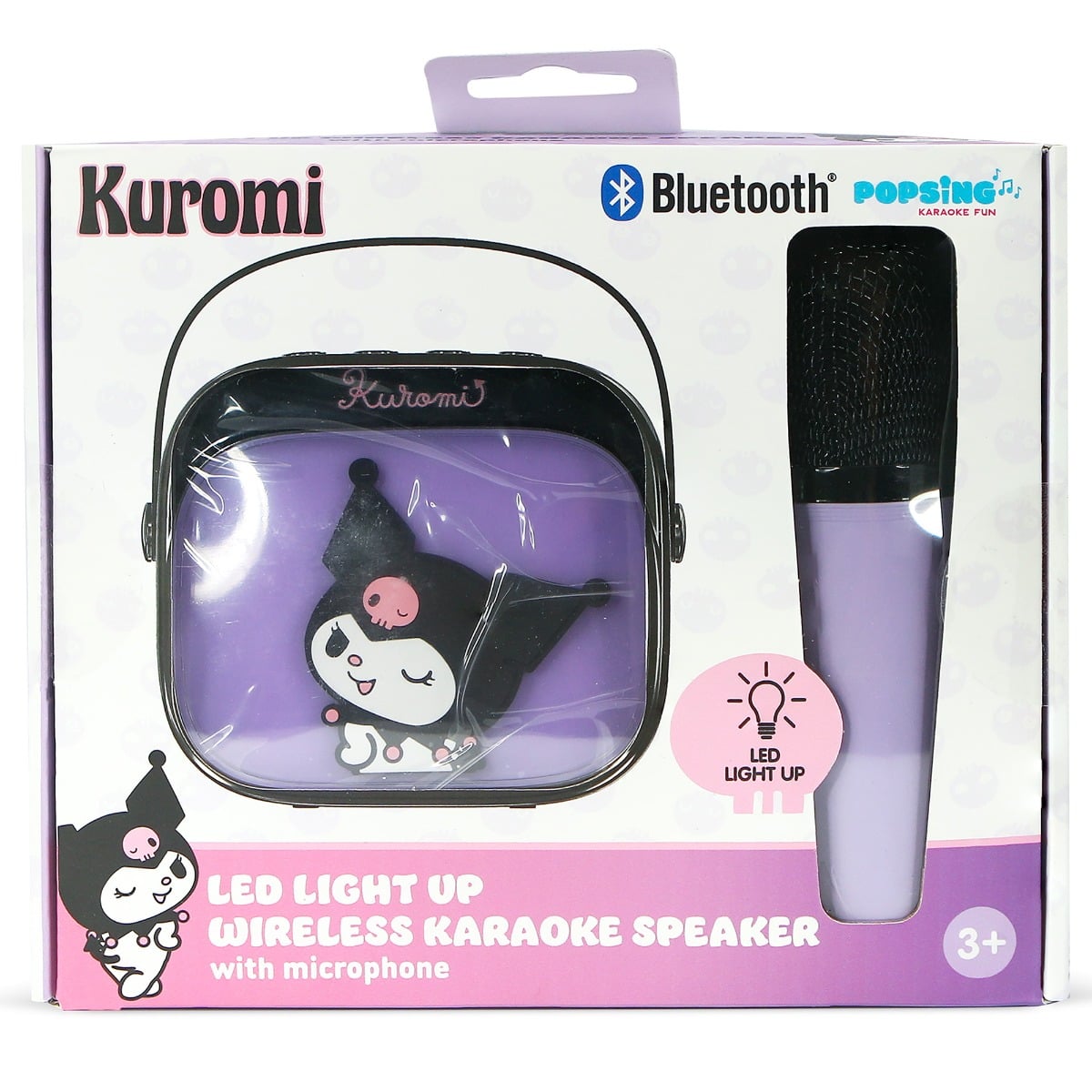 Set Karaoke Kuromi OTL cu LED și Microfon Wireless