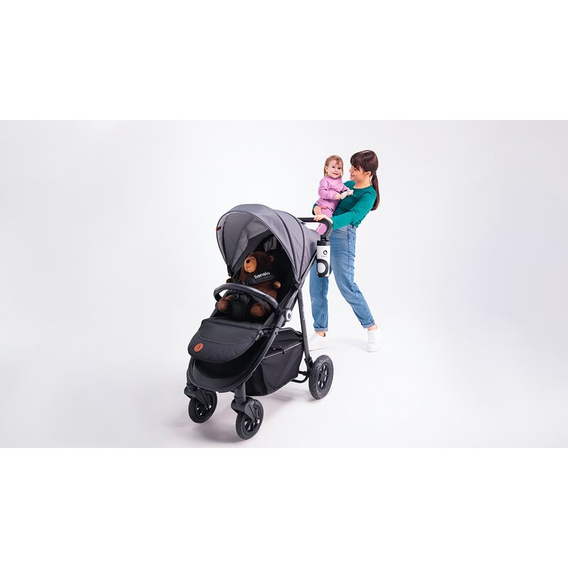 Carucior Lionelo Natt 0-22kg, Accesorii, Bej - imagine 3