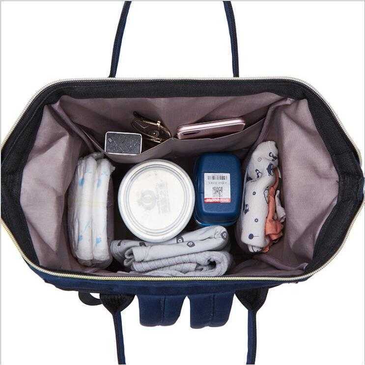 Rucsac multifuncțional Bambinice Albastru pentru cărucior - imagine 6