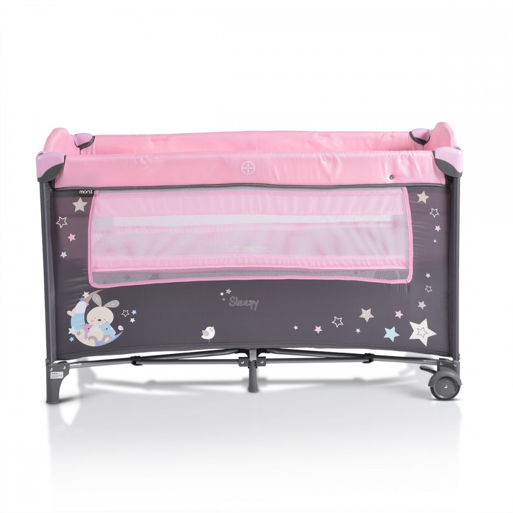 Patut Moni 2in1 Sleepy Travel Compact Pink - imagine 2