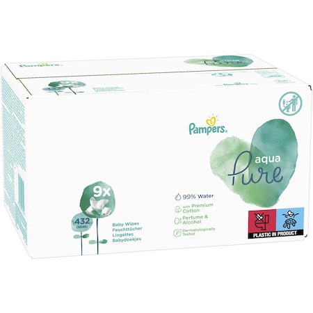 Servetele Pampers Aqua Pure cu Bumbac Organic - imagine 7