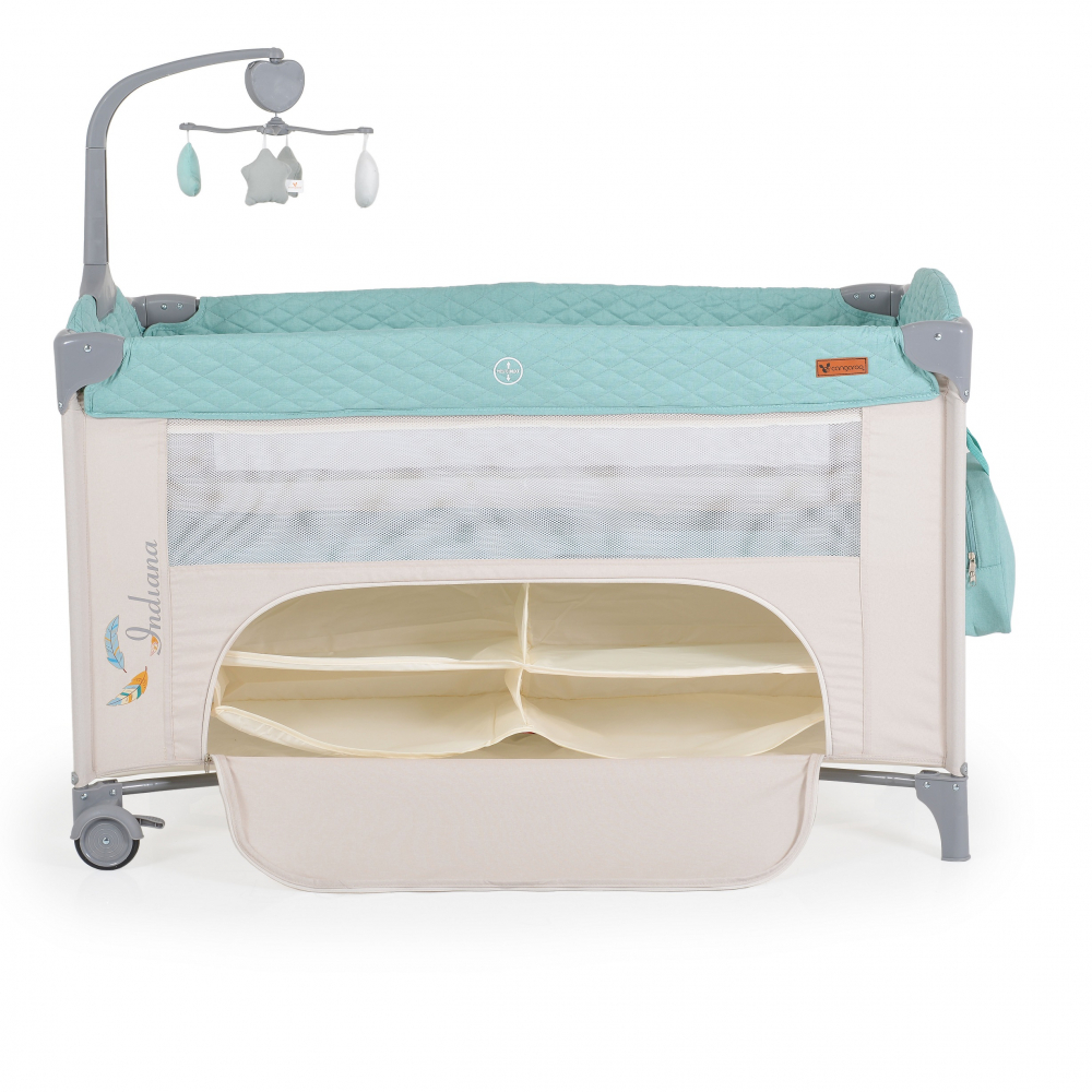 Pătuț Cangaroo 3in1 cu Saltea și Accesorii - imagine 9