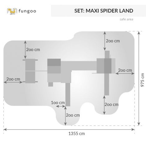 Fungoo Maxi SPIDER LAND - Complex Joacă Lemn - imagine 8