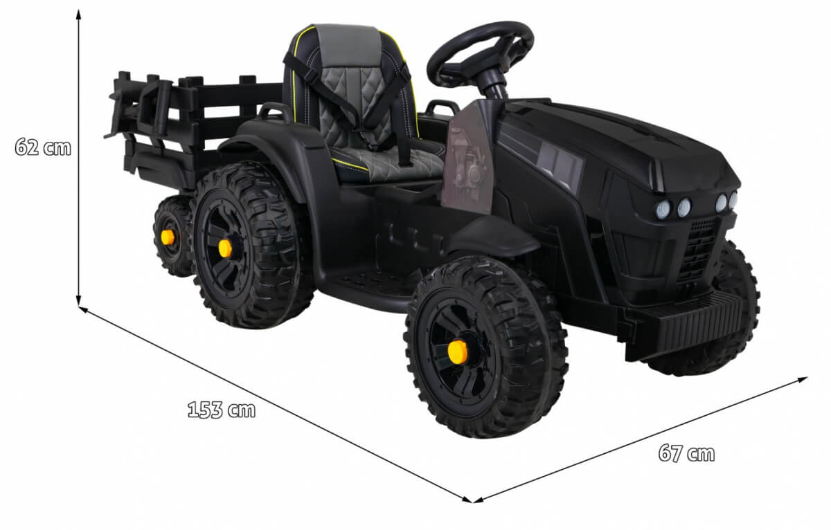 Tractor Electric Titanium + Remorcă Autokids - imagine 3