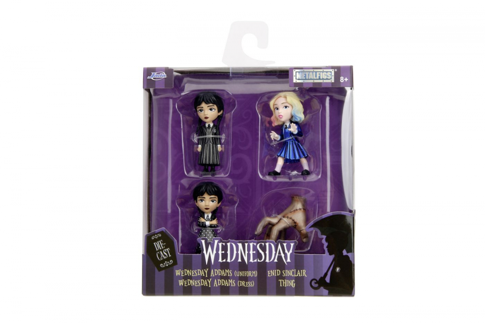 Set 4 Figurine Metalice Wednesday Jada