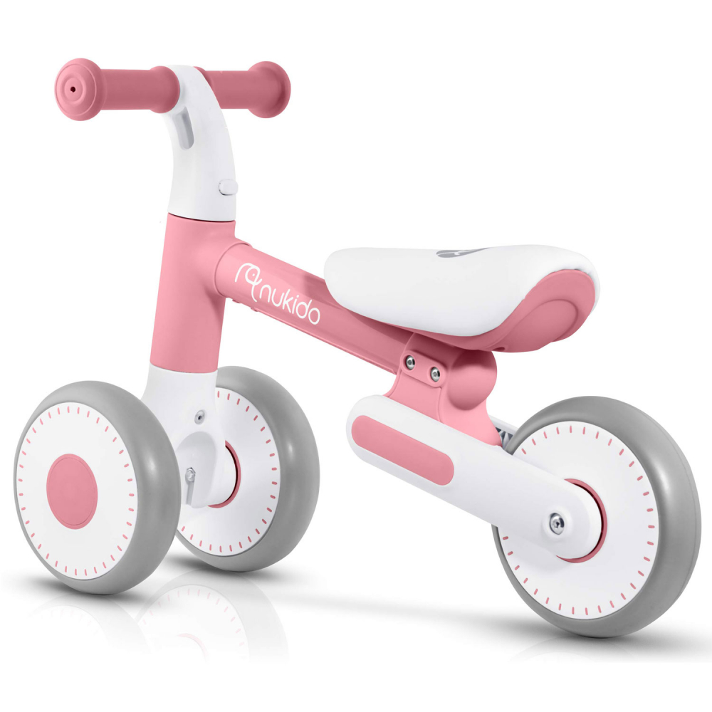 Bicicletă Echilibru Nukido Roz pentru Copii - imagine 9