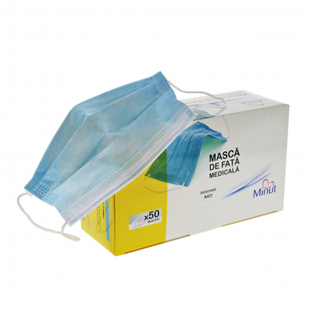 Masti Medicale Minut 3 Straturi | Protectie - imagine 3
