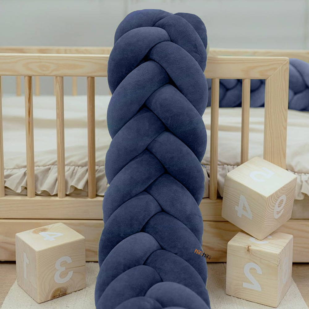 Little Amy Velvet Magic Protecție Pat Bleumarin 200cm