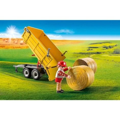 Playmobil Tractor cu Remorcă - Jucărie Fermă - imagine 4