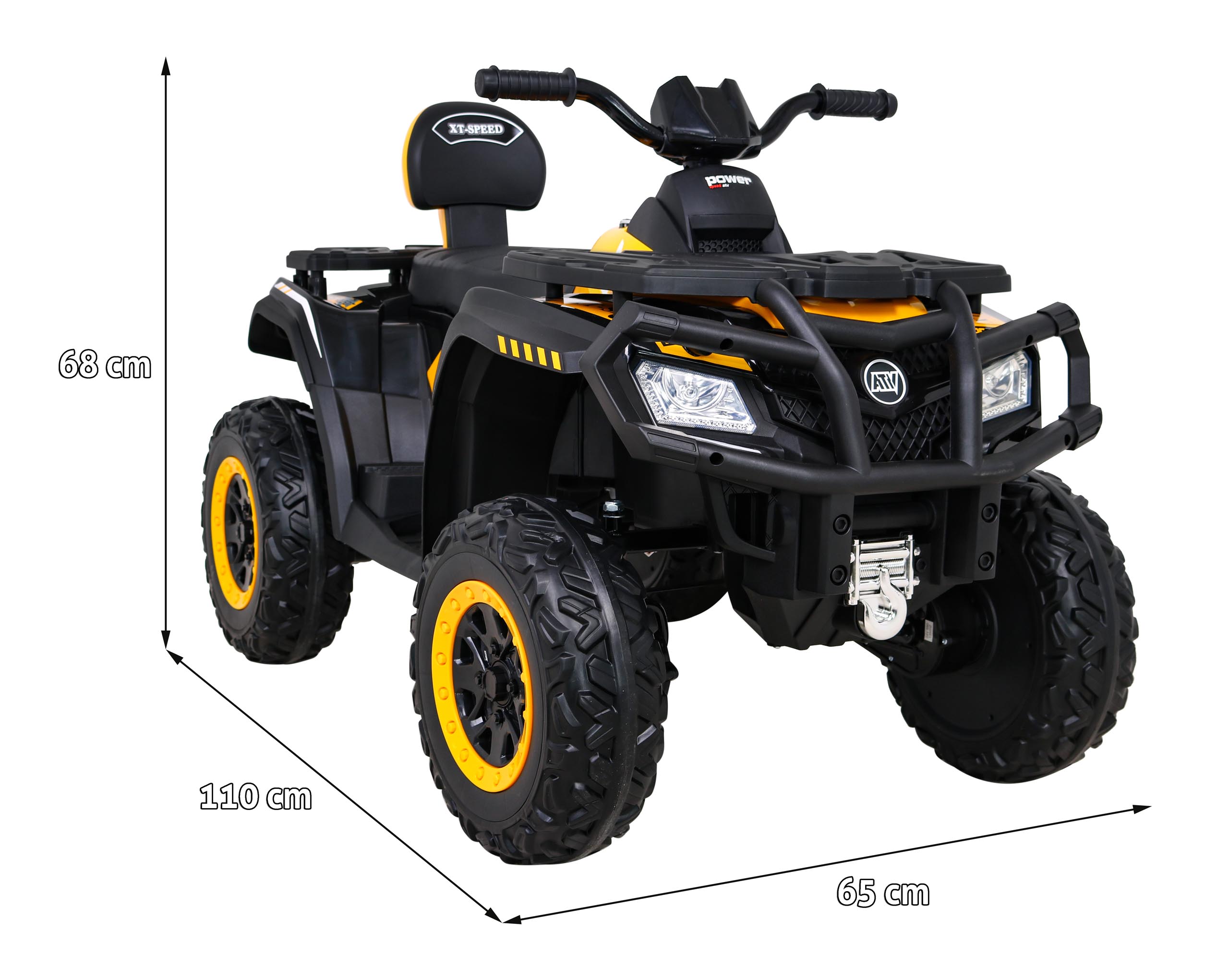 ATV Electric 2 Locuri 24V Autokids Cu Cupă - imagine 8