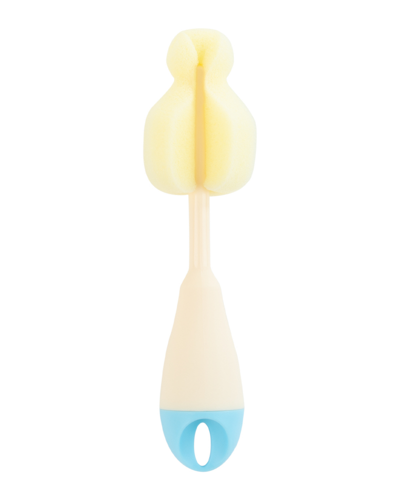 Perie Biberoane 3in1 KikkaBoo Blue, Curățare Eficientă