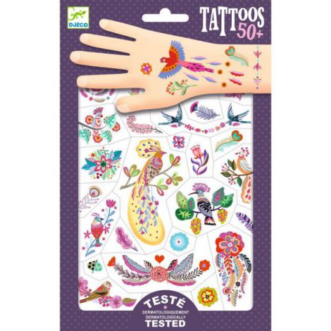 Tatuaje Djeco Pasari - Non-alergice, Sigure pentru Copii