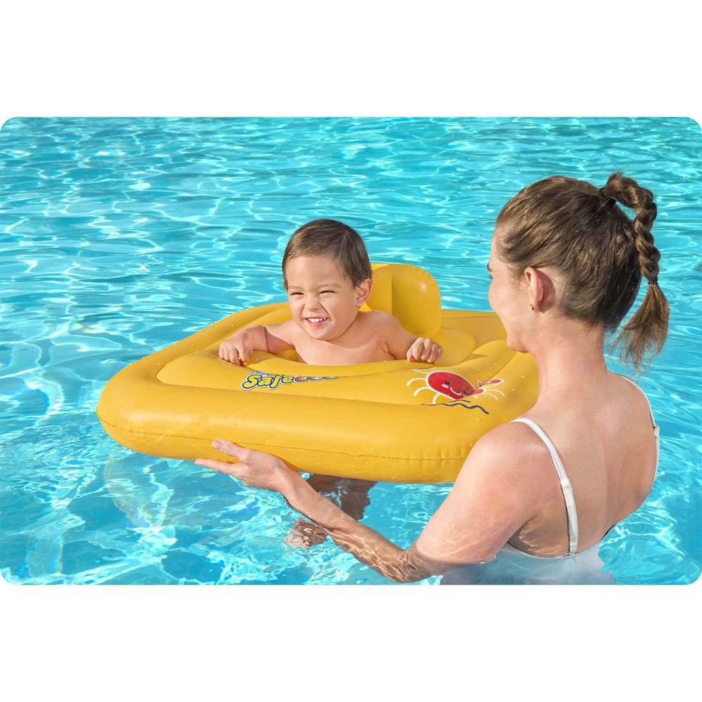 Colac Gonflabil Bebelusi Bestway Galben, 76x76 cm