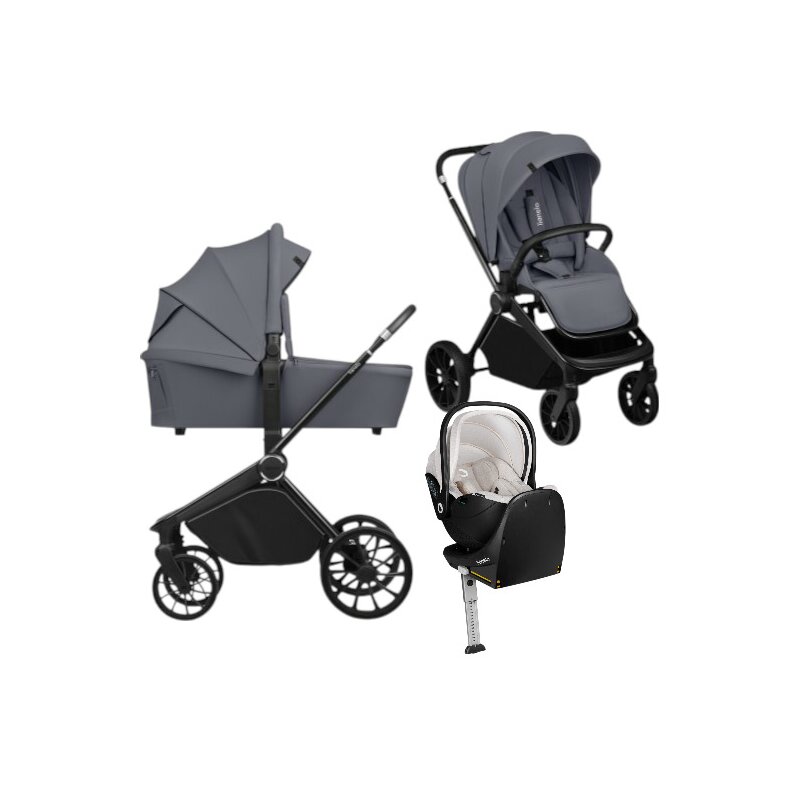 Lionelo Mika Plus 4in1 + Scoica cu Baza 360°
